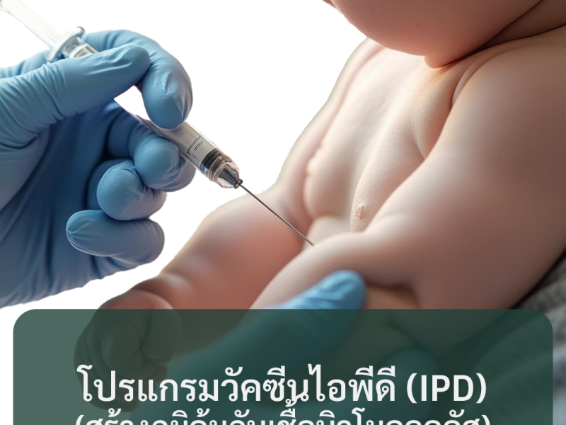 โปรแกรมวัคซีนไอพีดี (IPD)